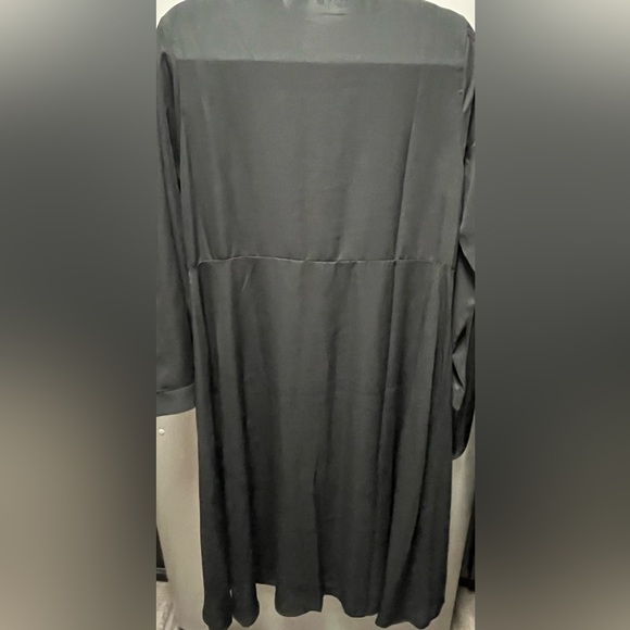 Black Duster Dress / Jacket - Picture 2 of 2